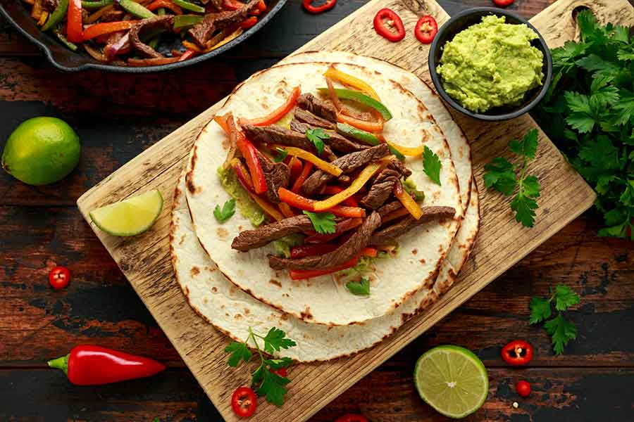 fajitas boeuf